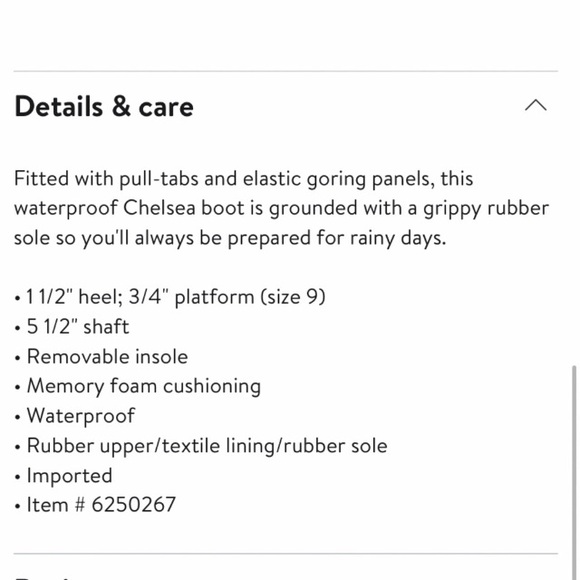 Black Damascus Chelsea Waterproof Boot | CHOOKA - Picture 7 of 7